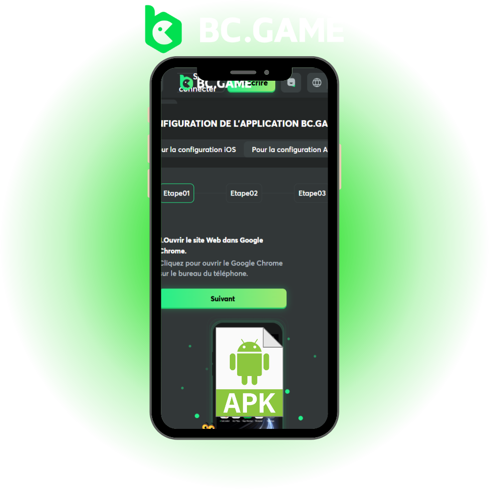 BC.Game APK : Comment télécharger des applications Android